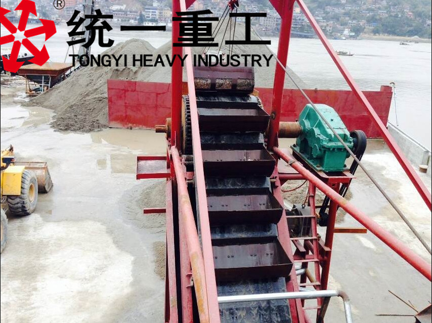 鏈斗式海沙淡化設(shè)備~統(tǒng)一重工 鏈斗式海沙淡化設(shè)備 Chain bucket sand desalination equipment